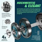 Dumbells set - Gewichten set - Halterset - Verstelbaar - 15, Sport en Fitness, Fitnessmaterialen, Verzenden, Zo goed als nieuw