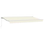 Schaduwdoek 400x200cm creme | retourdeal 41% korting, Tuin en Terras, Schaduwdoeken, Ophalen of Verzenden, Nieuw