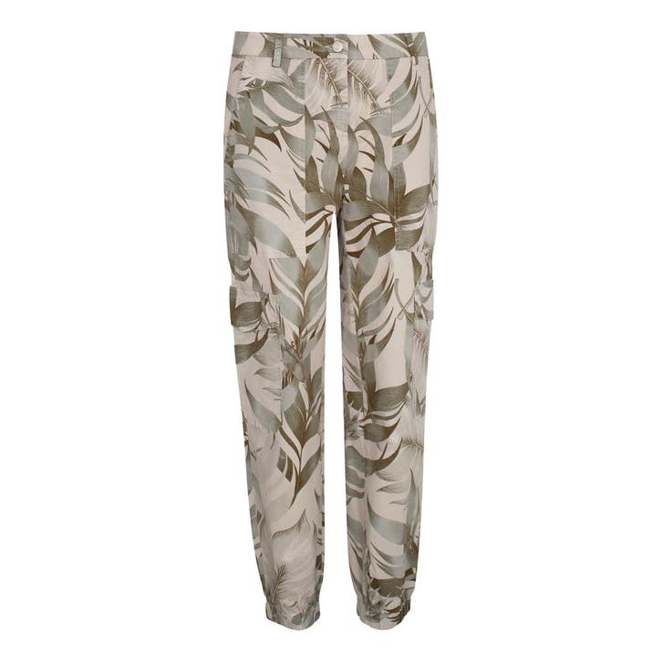 Cambio • groene cargo broek blad • 36, Kleding | Dames, Broeken en Pantalons, Groen, Nieuw, Maat 36 (S), Verzenden