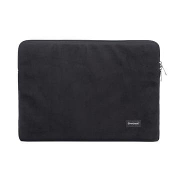 Bombata Velvet Laptophoes Sleeve - 13 / 14 inch - Zwart, Verzenden, Nieuw