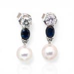 Oorbellen - 18 karaat Witgoud - 7.47ct. tw. Diamant, Sieraden, Tassen en Uiterlijk, Oorbellen, Nieuw