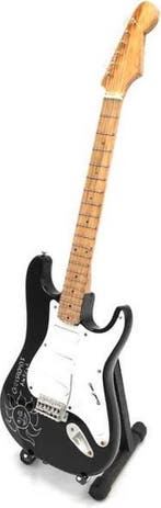 Miniatuur replica Fender Stratocaster Antigua gitaar Clapton, Ophalen of Verzenden, Nieuw, Pop, Beeldje of Miniatuur