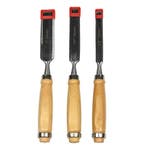 Benson Houtbeitelset - 3 delig - 12, 18, 24 mm - Comforta..., Ophalen of Verzenden, Nieuw