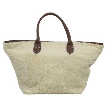 schaap wit boodschappentas 55x30cm, Verzenden, Nieuw