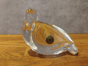 Val Saint Lambert - Katarina De Sorss - sculptuur, Colombe -, Antiek en Kunst, Antiek | Glas en Kristal