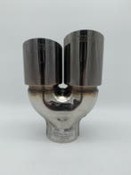 Sierstuk black pearl RVS Dubbel Rond – versprongen – 2 x 76, Ophalen of Verzenden, Nieuw