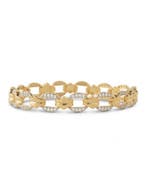 Armband - 14 karaat Geel goud - 1.19ct. tw. Diamant, Sieraden, Tassen en Uiterlijk, Armbanden, Nieuw