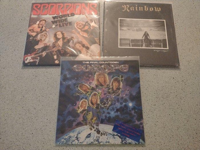Scorpions, Rainbow - Europe - 3 x classic albums - World, Cd's en Dvd's, Vinyl Singles