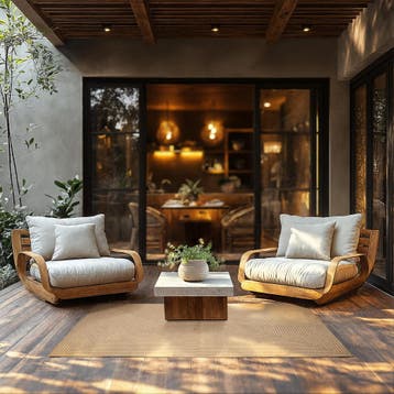 Gevlochten vloerkleed Vibe van jute, boho-stijl, Verzenden, Nieuw