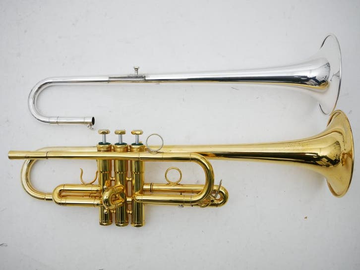 C Trompet Schilke Model C7L Verguld met extra Berylium Beker, Muziek en Instrumenten, Blaasinstrumenten | Trompetten, C-trompet