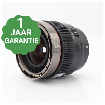10% korting | Samyang V-AF 24mm T1.9 Sony FE, Audio, Tv en Foto, Verzenden, Gebruikt