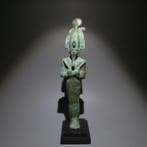 Oud-Egyptisch Brons Osiris-god beeld. 20 cm hoog. Late