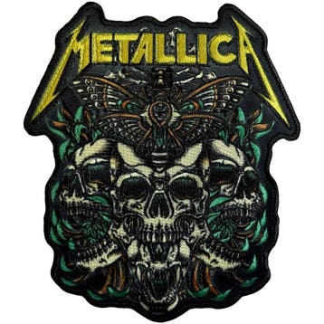 Metallica Moth Into Flame - Patch officiële merchandise, Ophalen of Verzenden, Nieuw, Kleding