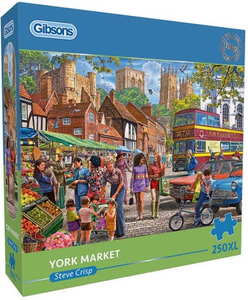 Steve Crisp - York Market Puzzel (250XL stukjes) | Gibsons -, Verzenden, Nieuw