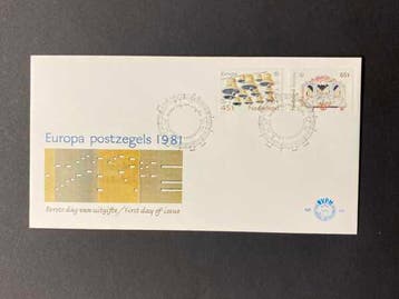 FDC 1981 Europa [N.V.P.H. nr. E194], Ophalen of Verzenden, Gestempeld