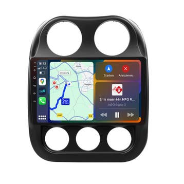 Android navigatie radio Jeep Compass 2010-2016, Android...., Nieuw