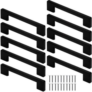 Aluminium handvat - Mat zwart - 10 stuks, Ophalen of Verzenden, Nieuw