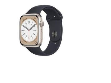 Apple Watch Series 8 - 45mm - Aluminium - Sterrenlicht - GPS, Verzenden, Zo goed als nieuw, Apple