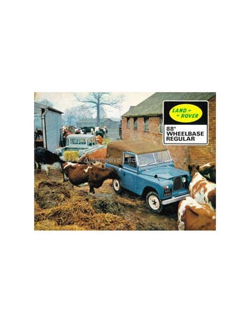 1967 LAND ROVER SERIES II & SERIES IIA BROCHURE ENGELS, Nieuw, Author