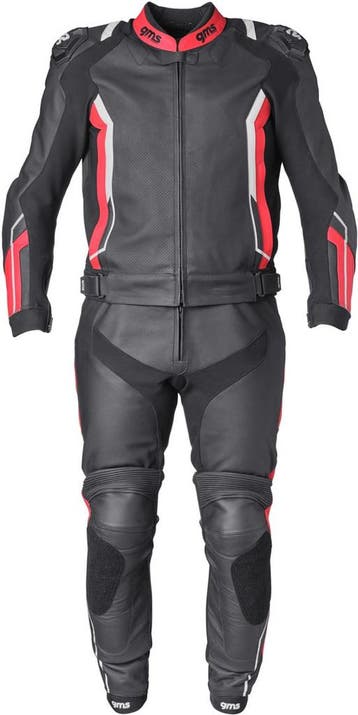 gms GR-1 Zwart Wit Rood 2-Delig Motorpak, Nieuw met kaartje, Gms, Heren, Combipak