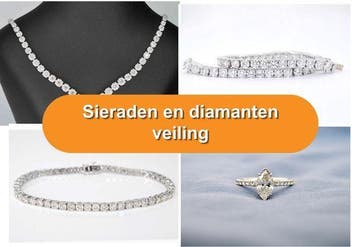 Sieraden en diamanten veiling, Sieraden, Tassen en Uiterlijk, Edelstenen, Nieuw