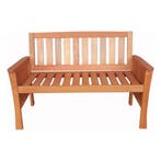 Kensington Tuinbank Hardhout 125cm, Verzenden, Nieuw, Hout