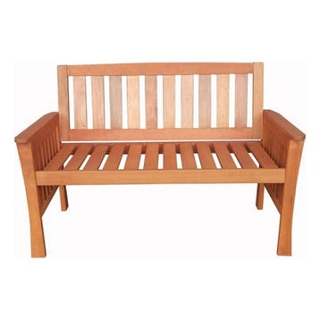 Kensington Tuinbank Hardhout 125cm, Tuin en Terras, Verzenden, Nieuw, Hout
