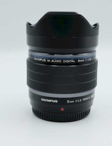 Olympus  ED 8mm f/1.8 Fisheye Pro OCCASION (162), Ophalen of Verzenden, Zo goed als nieuw