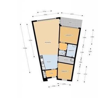 Te Huur 3 Kamer Appartement Leerparkpromenade In Dordrecht, Dordrecht, Direct bij eigenaar, Appartement, Zuid-Holland