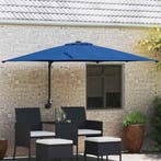 vidaXL Tuinparasol Azurblauw 248,5 x 247,5 x 160 cm, Verzenden, Nieuw, 2 tot 3 meter