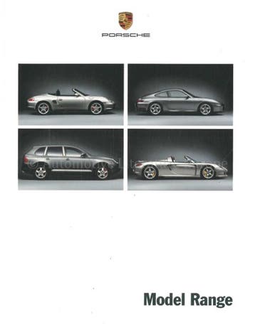 2004 PORSCHE PROGRAMMA BROCHURE ENGELS, Nieuw, Porsche, Author