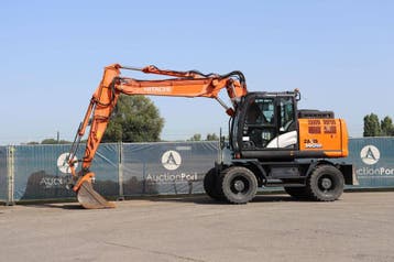 Veiling: Wielgraafmachine Hitachi ZX140W-6 Diesel 105kW 2018, Ophalen, Graafmachine