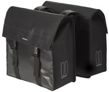 Dubbele fietstas Basil Urban Load 48-53 Liter - Zwart Reflec, Verzenden, Nieuw