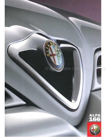 2002 ALFA ROMEO 166 BROCHURE NEDERLANDS, Nieuw, Alfa Romeo, Author