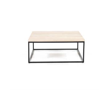 Salontafel Robin 80x80 - naturel | Eleonora, Huis en Inrichting, Tafels | Salontafels, Ophalen of Verzenden, Nieuw