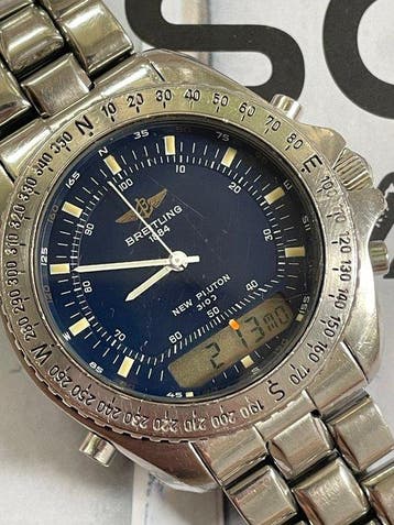Breitling - New Pluton 3100 - Heren - 1990-1999, Nieuw