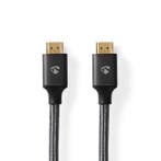 HDMI kabel 8K | Nedis | 3 meter (60Hz, HDR, Donkergrijs), Verzenden, Nieuw