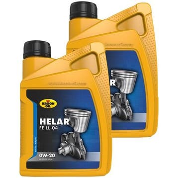 Kroon Olie Aanbieding: 2 X Helar Fe 0W20 Ll-04 1L, Verzenden