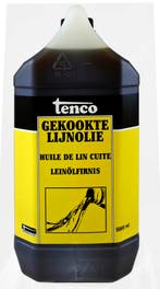 Tenco gekookte lijnolie 5 liter, Verzenden, Nieuw