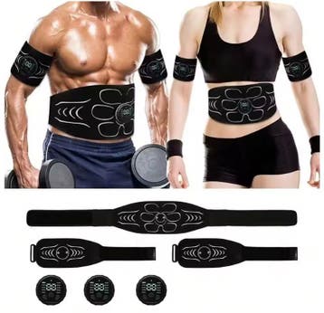 EMS Spierstimulator – Buiktrainer Fitness Massage Band, Verzenden, Nieuw