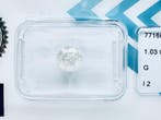Zonder minimumprijs - 1 pcs Diamant (Natuurlijk) - 1.03 ct -, Nieuw