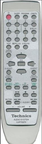 Afstandsbediening Technics eur7702270 sc-eh790, Ophalen of Verzenden, Nieuw, Origineel