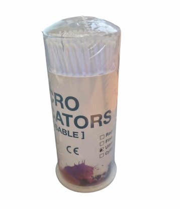 100 x Microbrush lijmapplicator fine 1,5 mm – wit, Ophalen of Verzenden, Nieuw, Overige typen