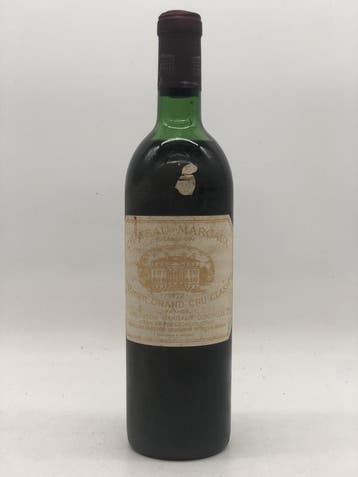 1 x 75cl Chateau Margaux AOC Margaux 1972 (Bordeaux, rood), Verzamelen, Wijnen, Ophalen of Verzenden, Nieuw, Frankrijk, Rode wijn