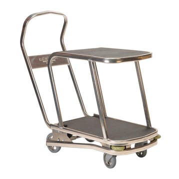 Plateauwagen Matador Alu S met Rem 2 Niveaus, Doe-het-zelf en Verbouw, Transportwagens, Verzenden, Nieuw