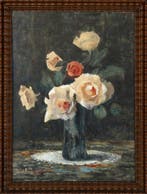 Sientje Mesdag van Houten (1834-1909), Bloemstilleven, Antiek en Kunst, Kunst | Schilderijen | Klassiek