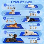 Koelmat Hond & Kat - 120x80 cm - XXL - Blauw - Nobleza, Verzenden, Zo goed als nieuw