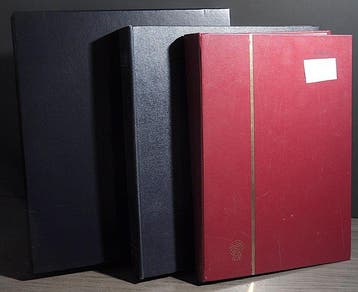 Nederland - Verzamelingen in 2 Albums en een stockboek, Gestempeld