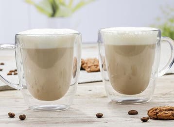 Dubbelwandige Cappuccinoglazen - 270 ml - 2 Stuks, Huis en Inrichting, Keuken | Servies, Verzenden, Nieuw