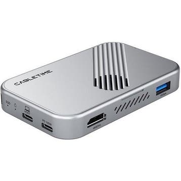 Cabletime 7-in-1 magnetische USB-C hub met SSD-behuizing, Nieuw, Laptop, Ophalen of Verzenden, Cabletime